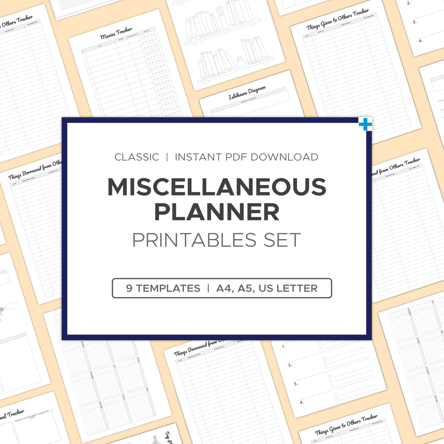Miscellaneous Planner Set