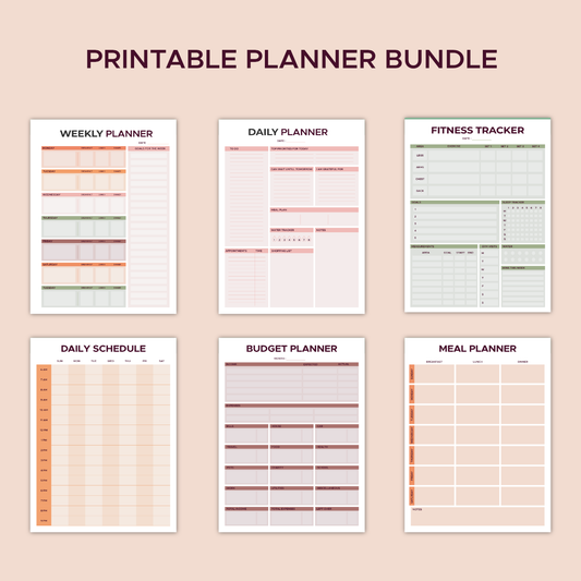 Printable Planner Set