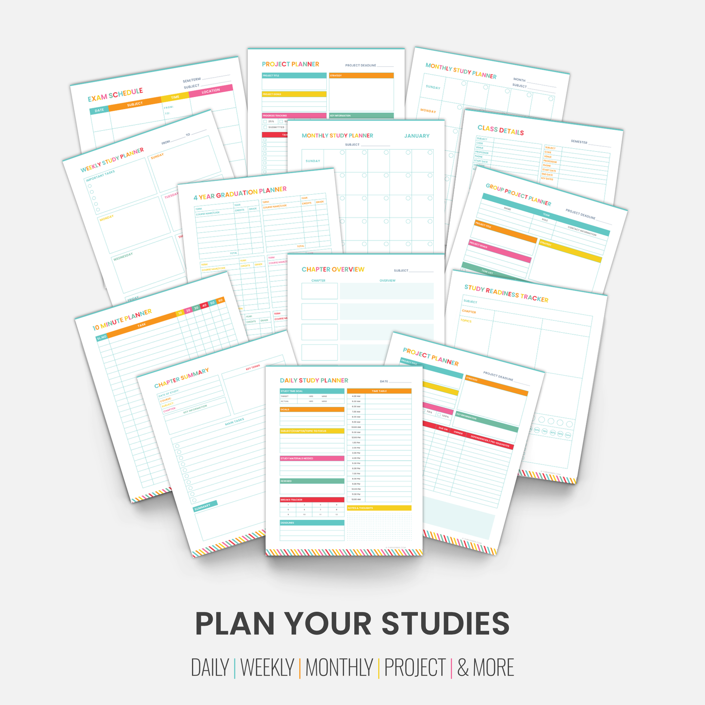 Student Planner Binder {40+ Pages}