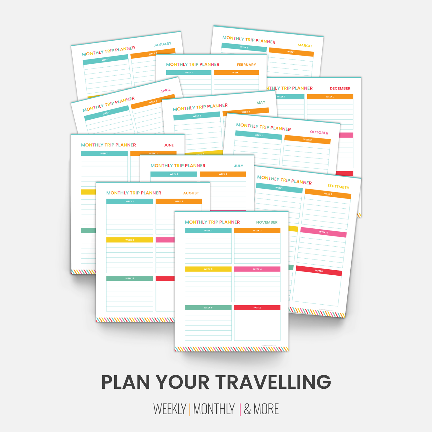 Travel Planner Binder {35+ Pages}